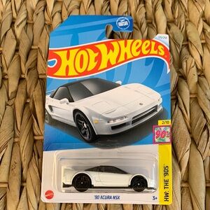 Hot Wheels 1990 Acura NSX HW White 90s Car Hotwheels Mainline 2024 Model New